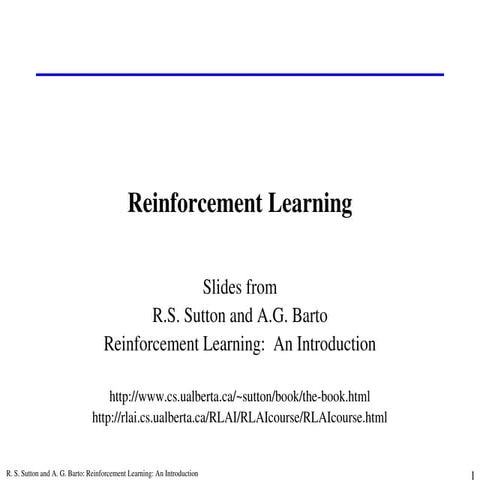 ReinforcementLearningReinforcementLearning.ppt