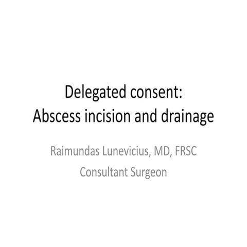 Incision and drainage | PPTX