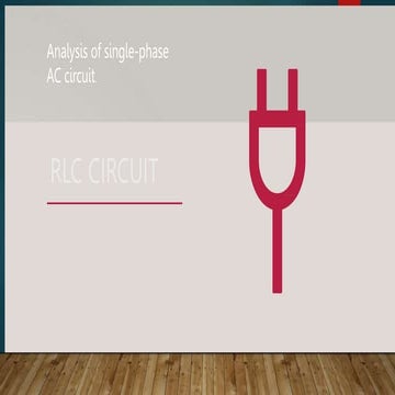 LCR circuit_Presentation_Ready To Teach_Concept | PPTX