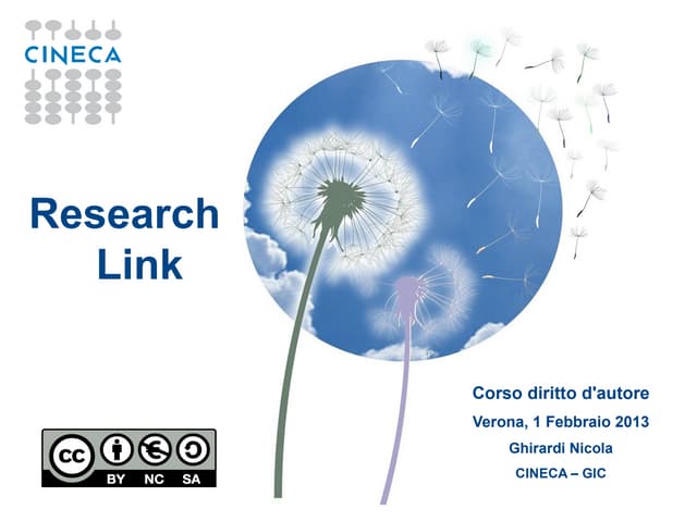 Presentazione R-Link - Corso diritti 