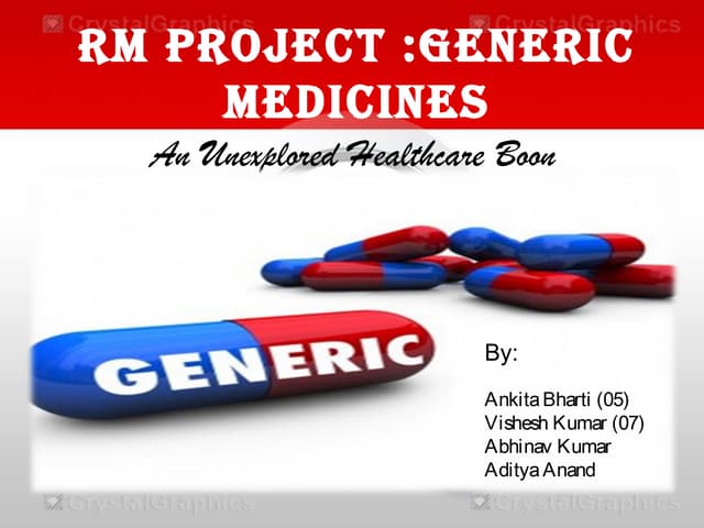  Generic Medicine and its Future Prospects in India