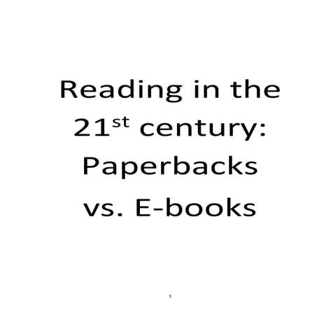 Reading in the 21st century
