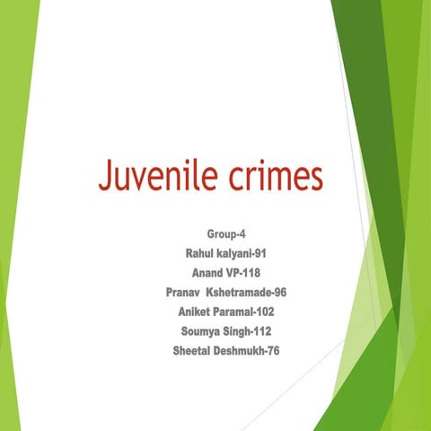 juvenile crimes