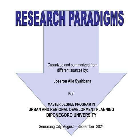 Research Methodology Paradigms, Positivism, Pre-Positivism, Post-Positivism