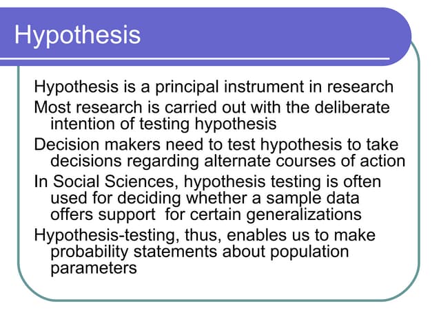 Rm   3   Hypothesis