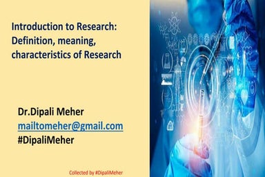 Research Methodology-Intorduction