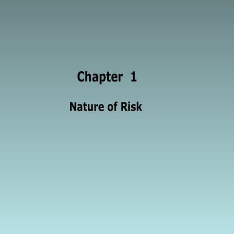 Introduction to risk management and insurance | PDF