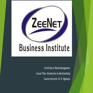 RM101 INTRODUCTION TO MERCHANDISING  .pptx