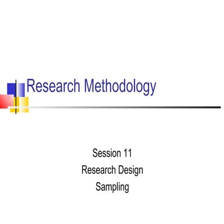 Rm 11 sampling By uma sekaran
