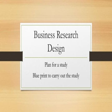 Business research methods and sampling method