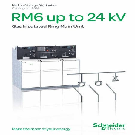 Schneider RM6 - MV Medium Voltage Compact Switchboard (Ring Main Unit) up to ...