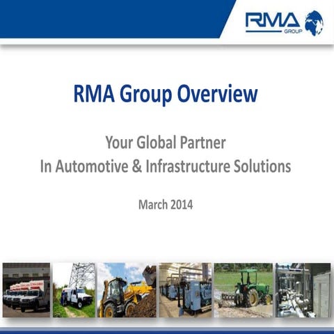 Introduction to the RMA Group