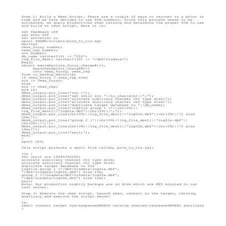 Rman script build_space_issue