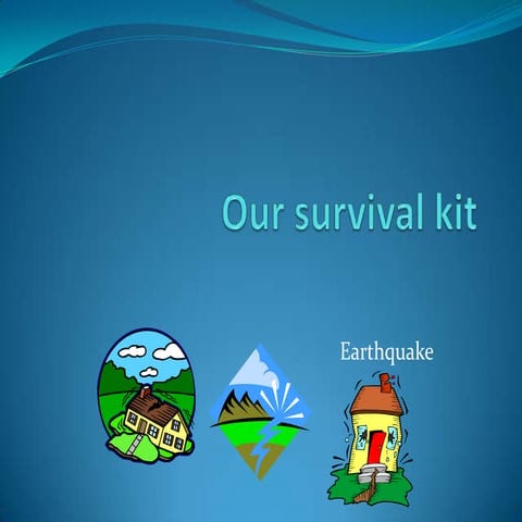 How to Survive an Earthquake by Rohan, Marsha and Bernadette