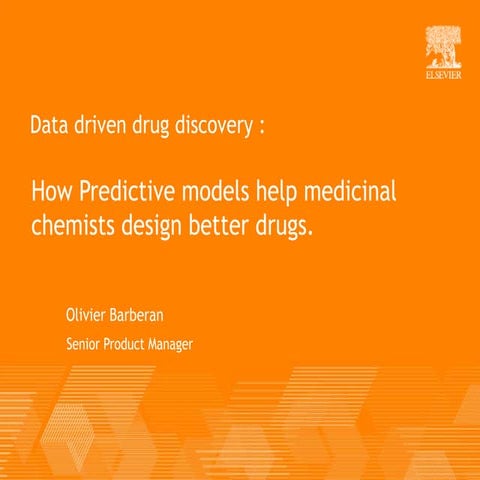How predictive models help Medicinal Chemists design better drugs ...