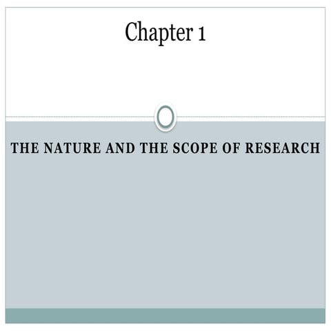 Comprehensive Guide to Research: Nature, Scope, and Proposal Writing | PPTX