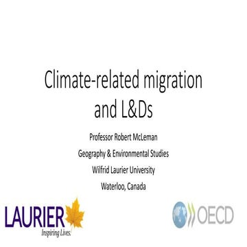 OECD Workshop “Assessing the socio-economic losses and damages from climate c...
