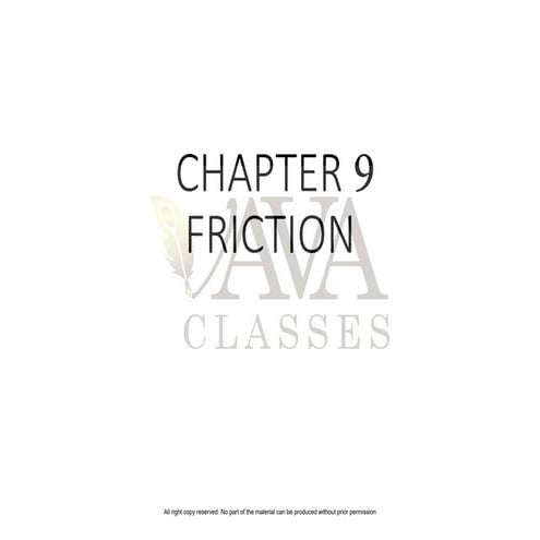 NCERT Solutions friction class 8 notes pdf