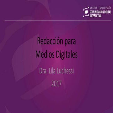 1.5.2. Redacción para Medios Digitales - Unidad 1 