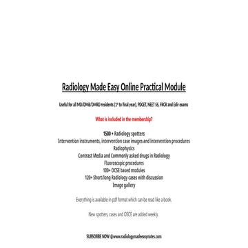 Radiology Made Easy ONLINE PRACTICAL MODULE.pptx
