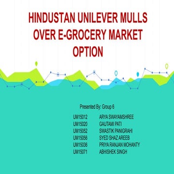 Hindustan Unilever Thinking About Entering E-Grocery Market