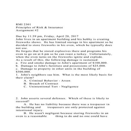 Insurance management | DOCX