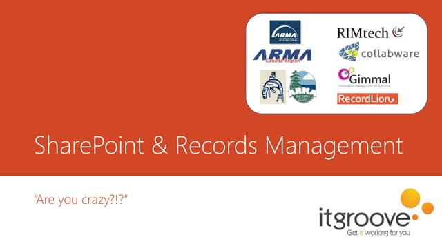Records Management in SharePoint