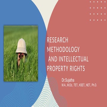 research methodology and intellectual property rights | PPTX