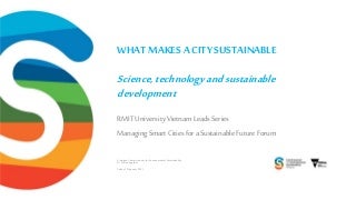 RMIT Smart Cities Forum Slides CES 22 January 2021 