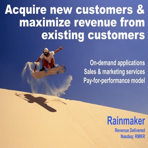 Rainmaker Systems Overview