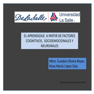 El aprendizaje a partir de factores...