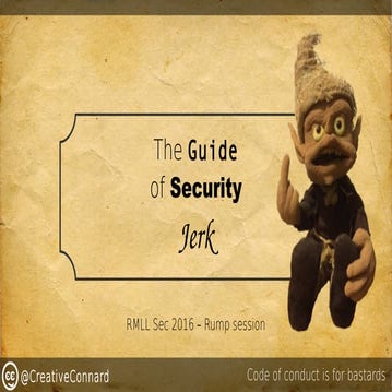 The guide of Security Jerk