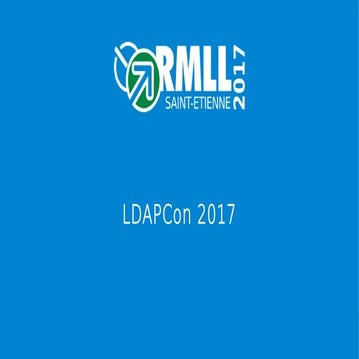 [RMLL2017] LDAPCon 2017