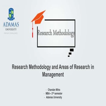 Research Methodology and the Application of Research in Management