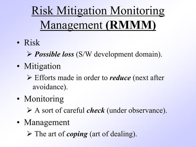 RMMM Plan
