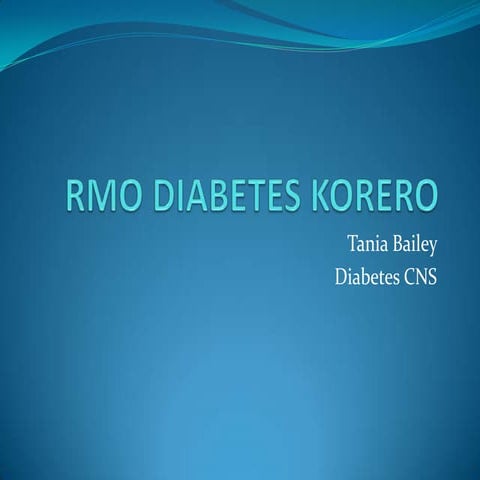 Diabetes for Junior Doctors