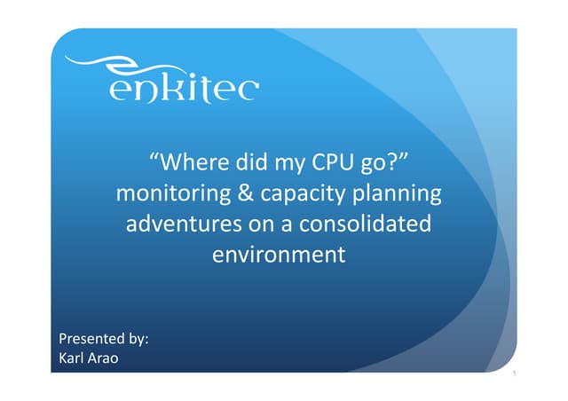 Rmoug13 - where did my CPU go?