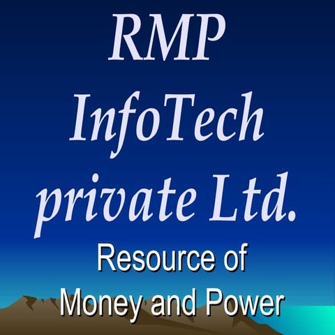Rmp info tech private ltd | PPT