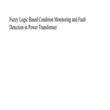fuzzy logic based transformer fault analysis.pptx