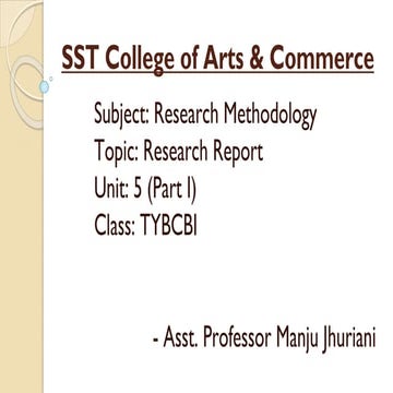 REPORT WRITING IN RESEARCH METHODOLOGY EXAMPLE visual data 7