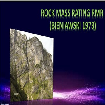 Rock quality determination, rock structure rating | PPT