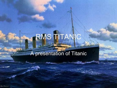 Rms Titanic