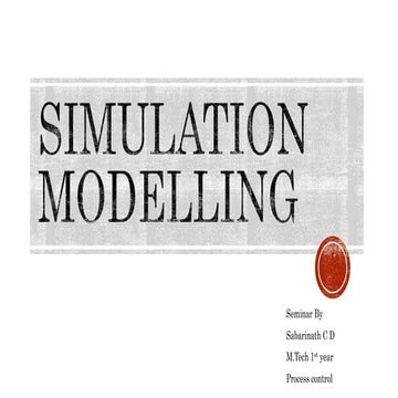 simulation modelling | PPT