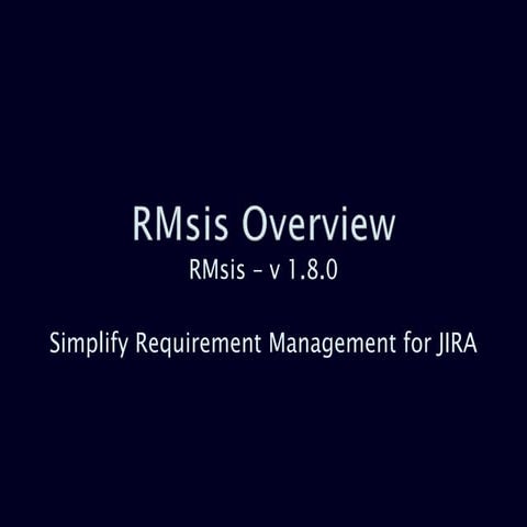 RMsis Overview