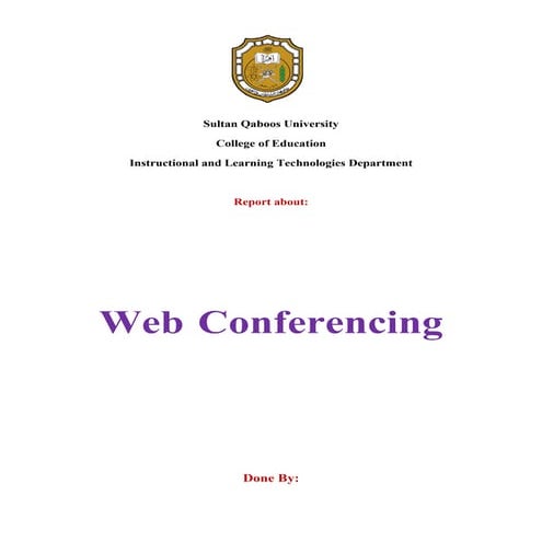 web conferencing
