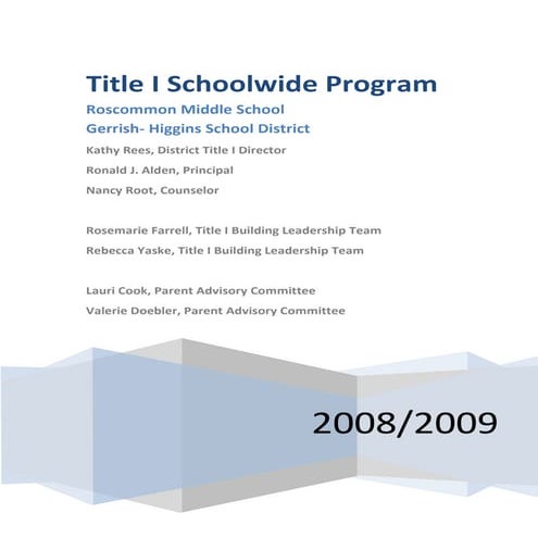 R M S T I T L E I P L A N