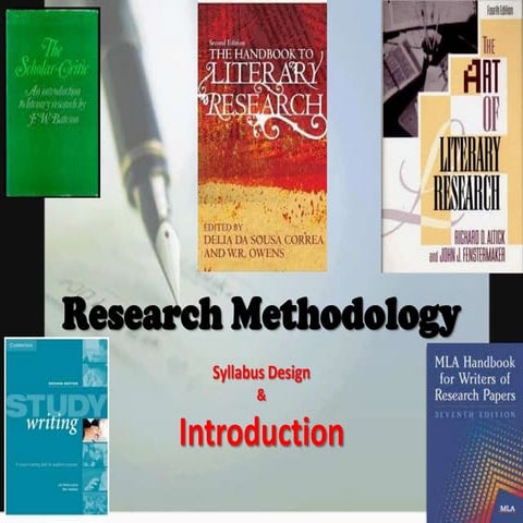 Research Methodology: Syllabus Design and Introduction