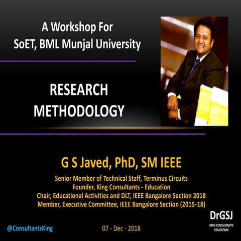 CMOS Analog IC design by Dr GS Javed - Refresher Course - Batch 1 | PPTX