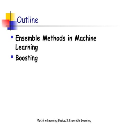 Ensemble learning | PPTX