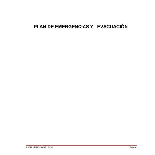 Plantilla plan de emergencias comercplaya